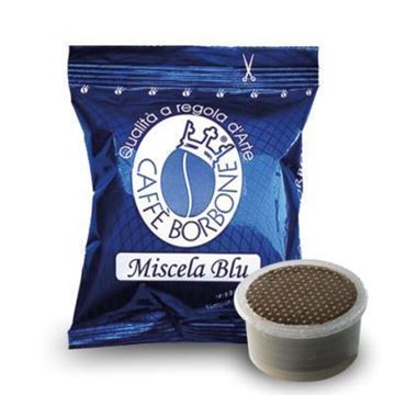 100 Capsule Compatibili Lavazza Espresso Point Borbone Blu 100% Arabica