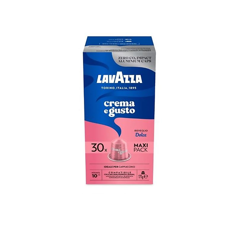 240 capsule Lavazza compatibili Nespresso in alluminio crema e gusto dolce