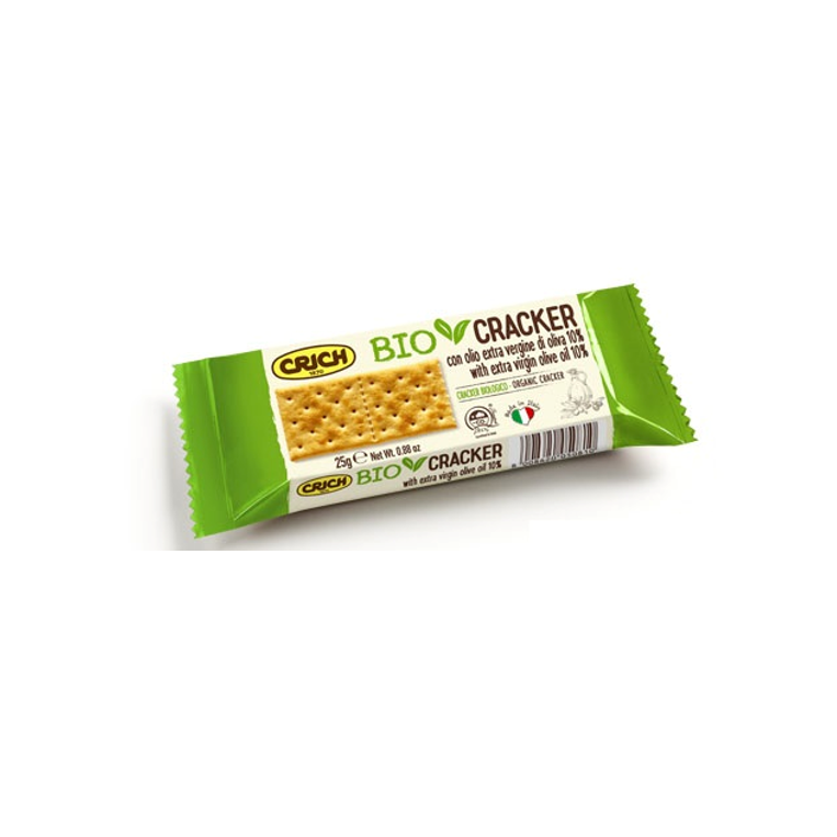 100 PACCHETTI CRACKER CRICK BIOLOGICO RISO SCOTTI GR 25