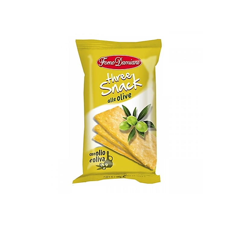 50 Schiacciatine Forno Damiani Three Snack Oliva