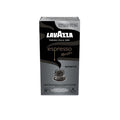 100 capsule Lavazza compatibili Nespresso in alluminio nero ristretto