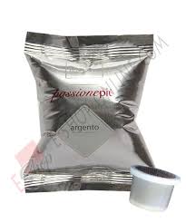 100 Capsule Compatibili Uno System Lollo Caffè Argento
