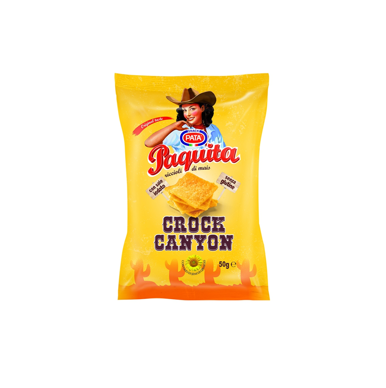 40 Patatine Pata Croc Canyon 50g