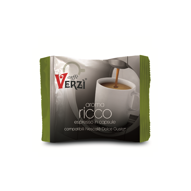 50 Capsule Compatibili Dolce Gusto Verzi Aroma Ricco