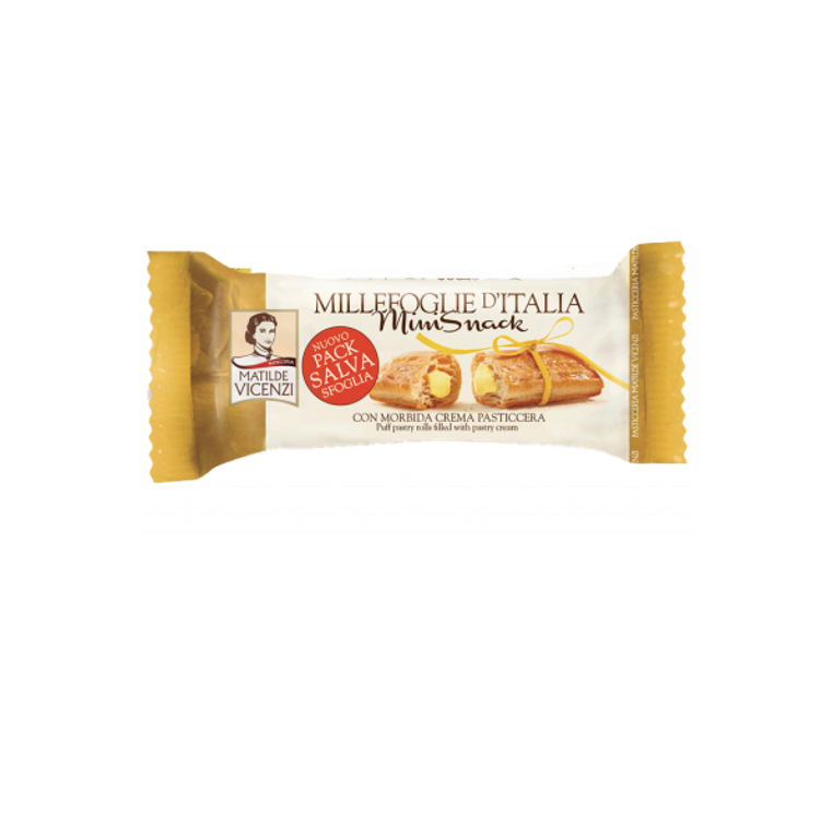30 Millefoglie Crema Pasticcera Vicenzi 25g