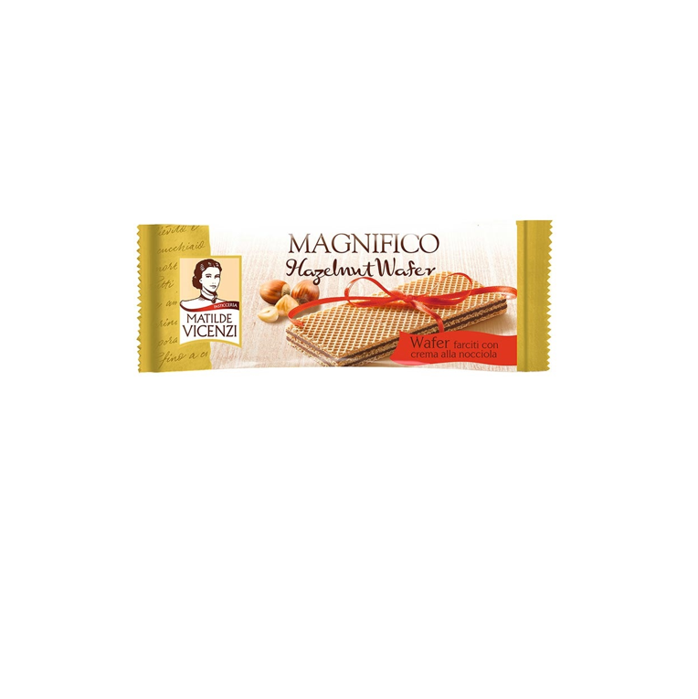 30 Wafer Magnifico Nocciola Vicenzi 25g